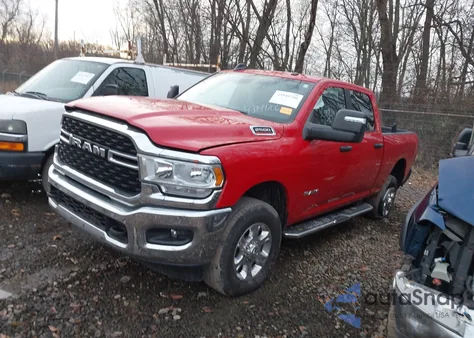 2024 Ram 2500 Big Horn 4X4 6'4 Box из США, поврежденный, VIN 3C6UR5DJ4RG406404